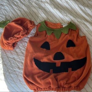 Pumpkin Costume for Kids - Orange and Green
